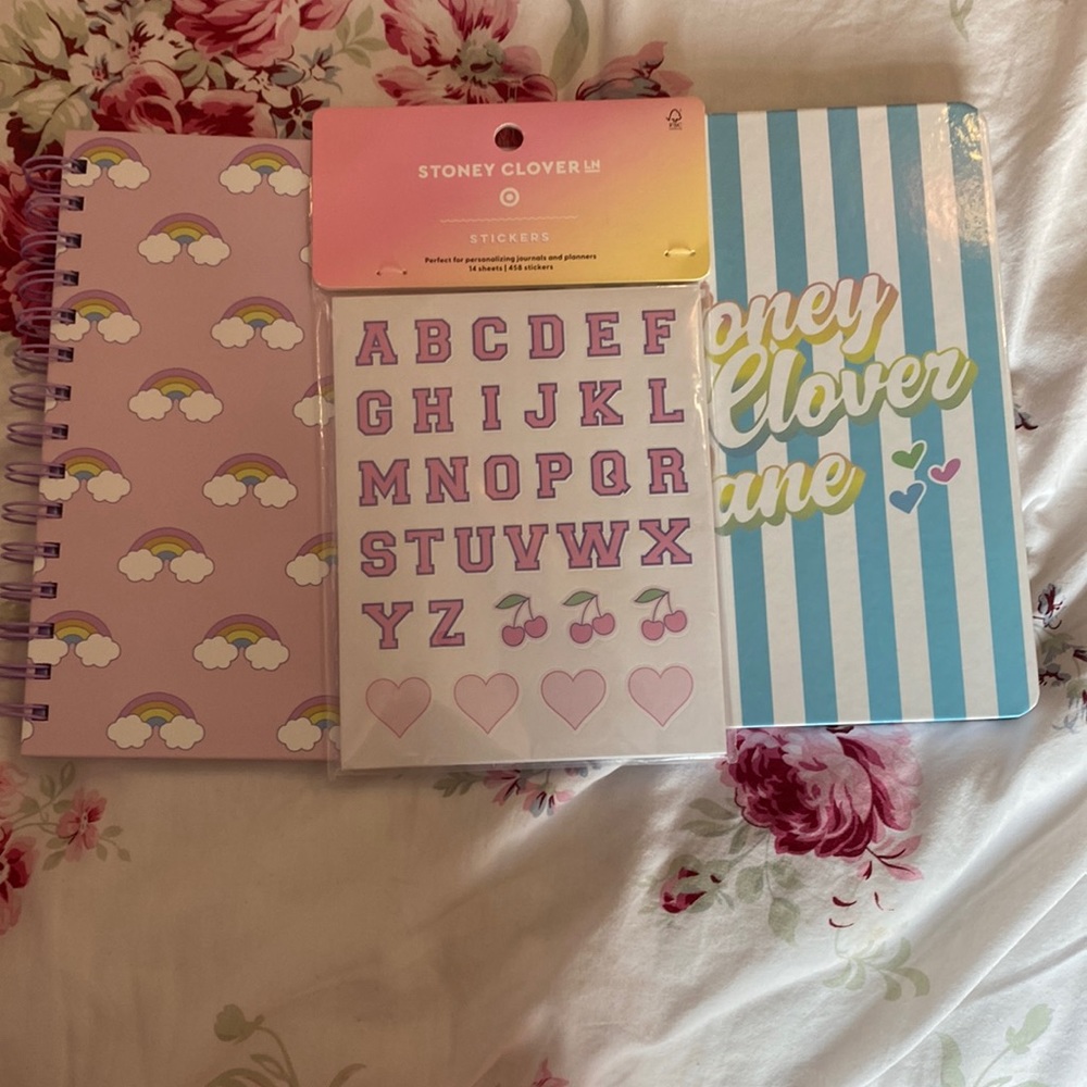 Stoney Clover Lane X Target Notebook, Planer and Stickers